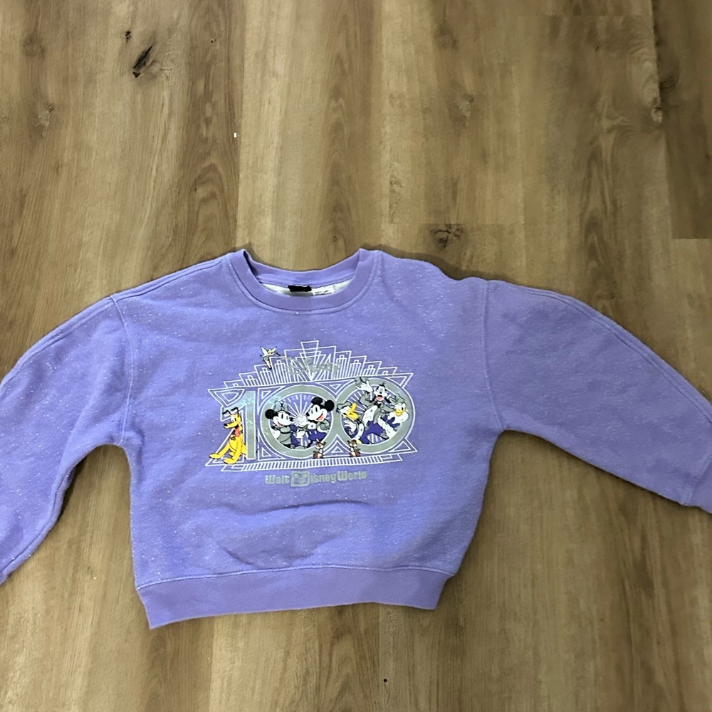 Kids Graphic Purple Sweatshirt